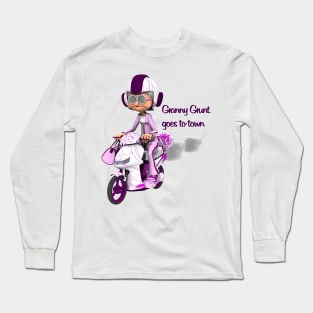 Granny Grunt Goes To Town Long Sleeve T-Shirt